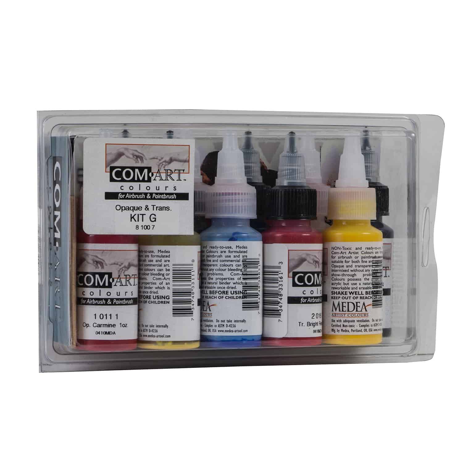 Com-Art Kit G Opaque / Transparent Paint Set