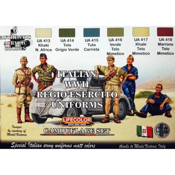 LifeColor Italian WWII Regio Esercito Uniforms Set