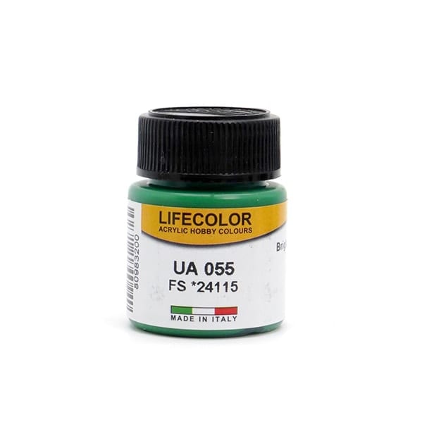 UA055 LifeColor | Bright Green RLM 25 | FS 24115 | 22ml