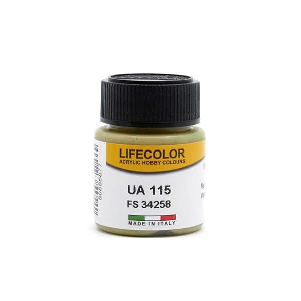 UA115 LifeColor | Italian Mimetic Green 1 | FS 34258 | 22ml