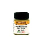 UA212 LifeColor Graugrun Khakibraun | RAL 7008 | 22ml