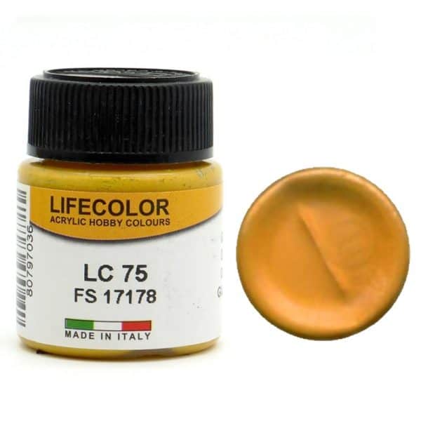 LifeColor Gloss Gold (22ml) FS 17043