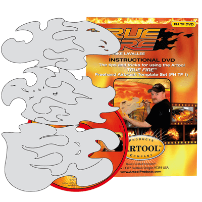 True Fire Mini Set of 3 templates with DVD