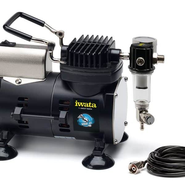 Revolution CR Airbrush Kit with Dual Fan Air Tank Compressor