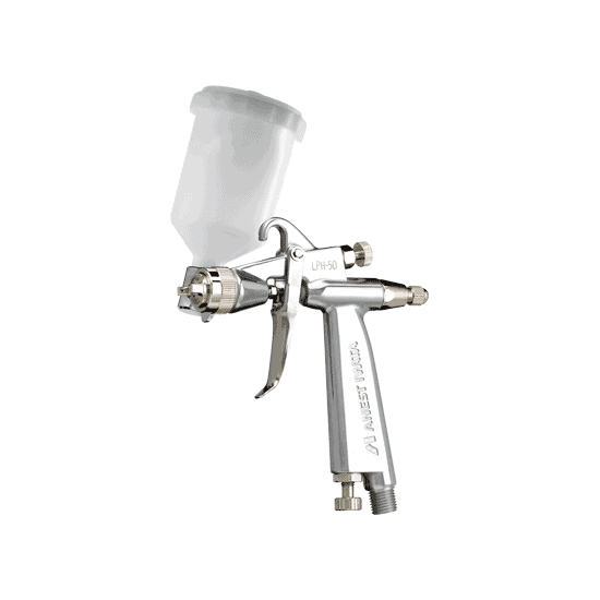 Anest Iwata LPH-50 Side-Feed Spray Gun with 0.6mm Nozzle & 200cc Cup