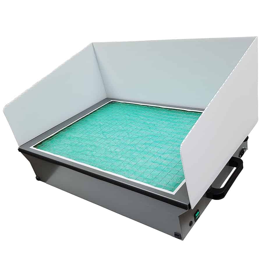 BenchVent BV200S Airbrush Spray Booth Graphic Air