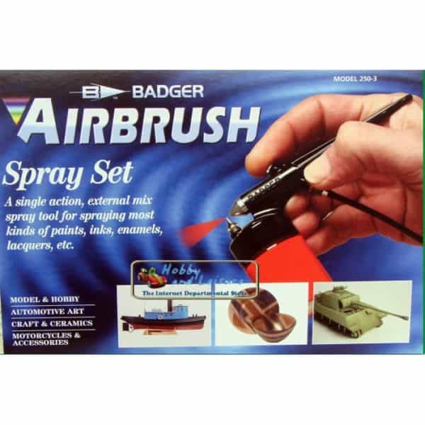 Badger Spray Set (250-3 med head)