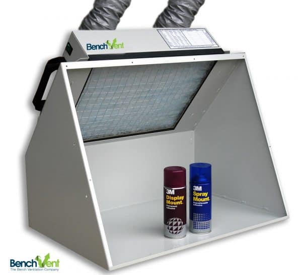 Hooded Airbrush Spray Booth BV100HD Lifetime Warranty BenchVent