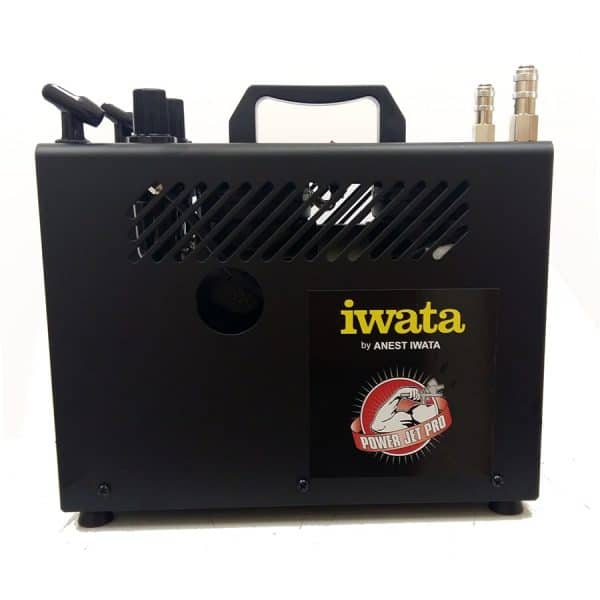 Iwata Pro Power Jet Serie Studio – Compressore Silenzioso Con Serbatoio 2L, Per Aerografi E Hobbistica