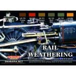 LifeColor Rail Weathering Set 22ml x 6