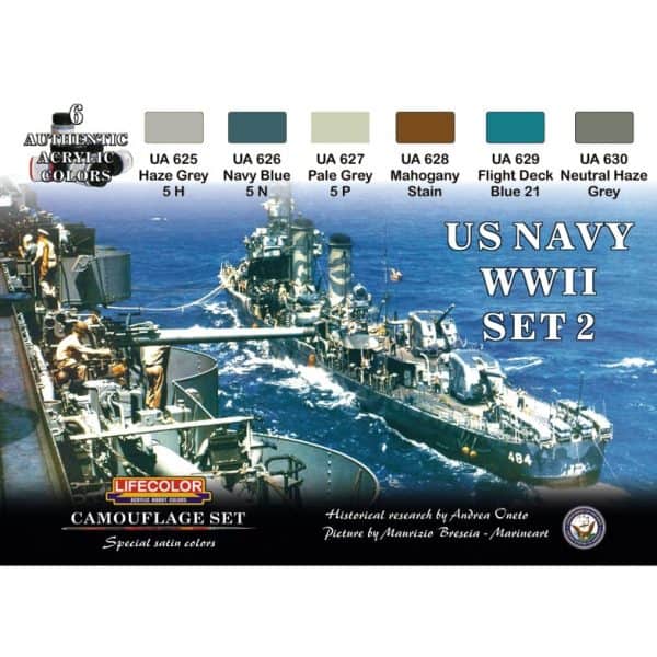 LifeColor U.S. Navy WWII Set 2