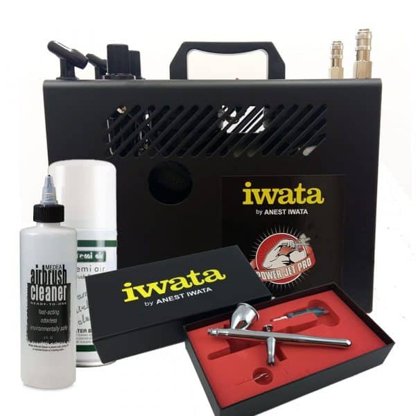 Iwata Professional Make-Up Kit with Power Jet Pro Compressor