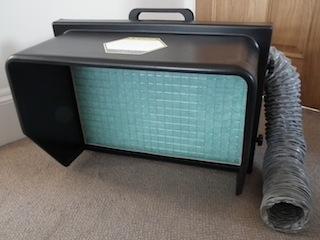 The BenchVent BV555-D with hose for external venting