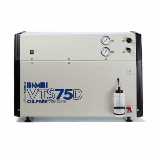 Bambi VTS75D Silent Oil Free Compressor with Dryer