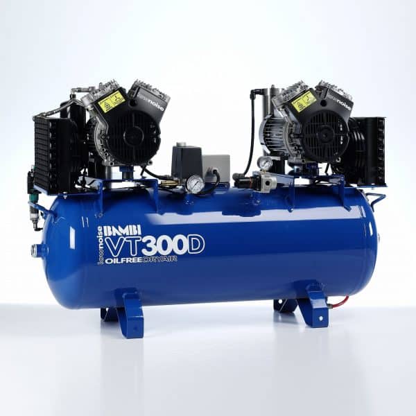 bambi-vt300d-oil free unltra low noise compressor with dryer