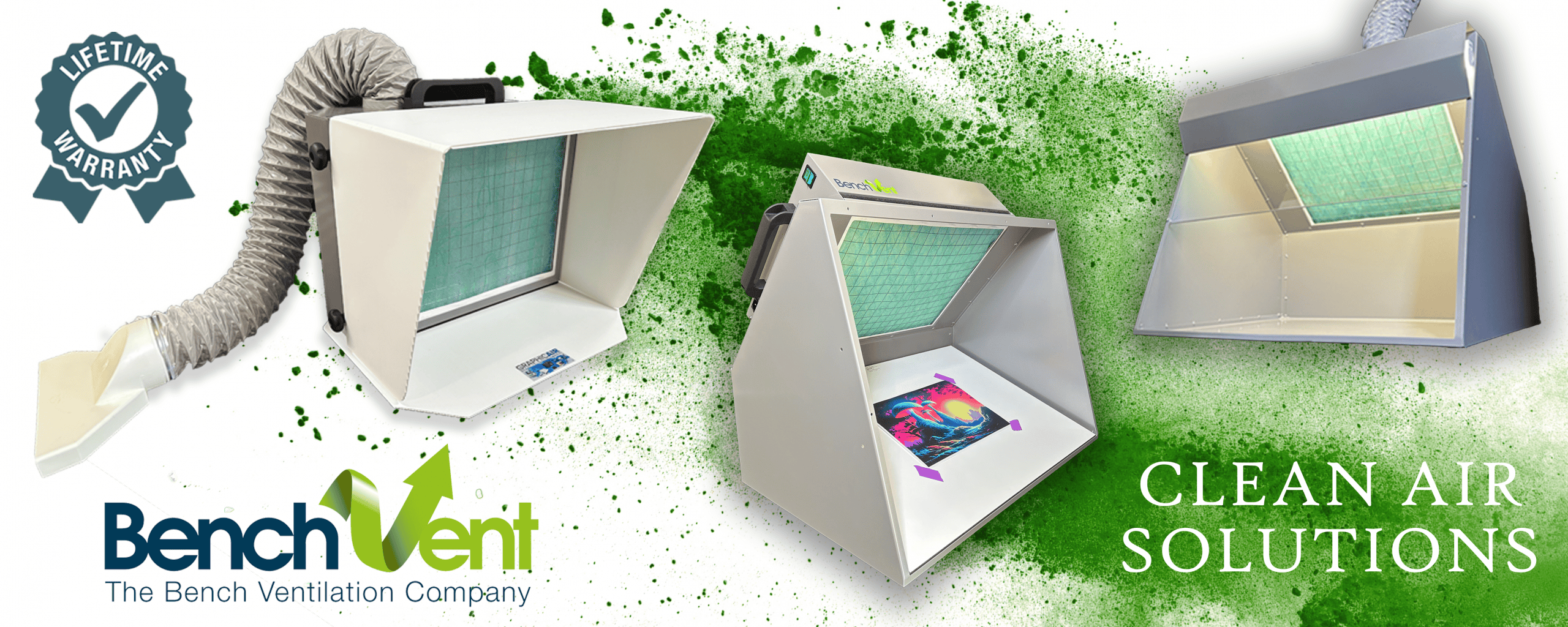 Benchvent clean air solutions, spray booths