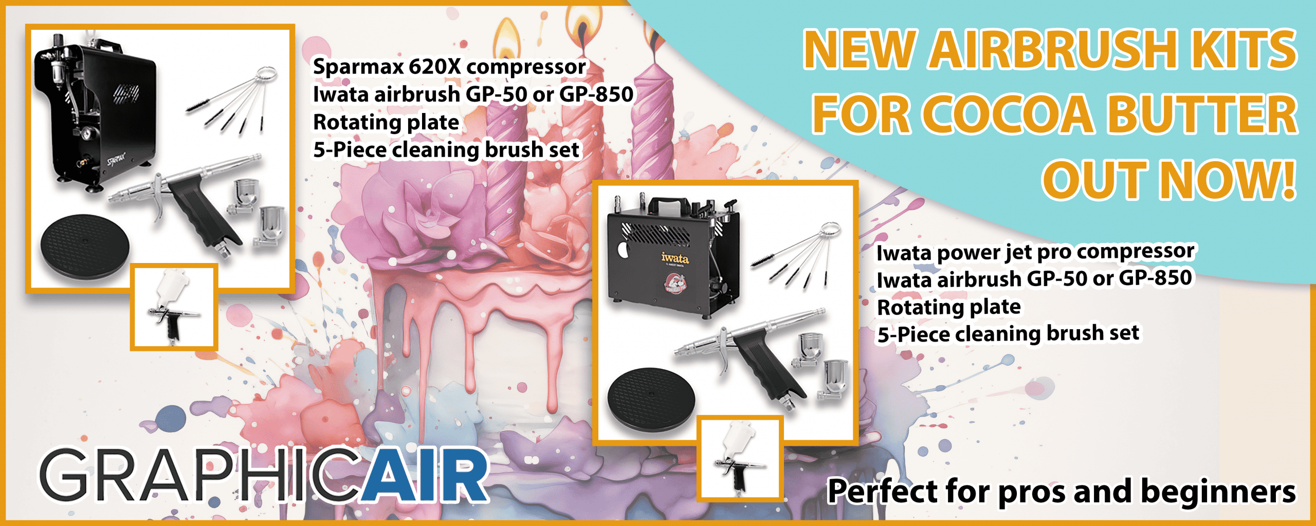 cocoa butter airbrush kits