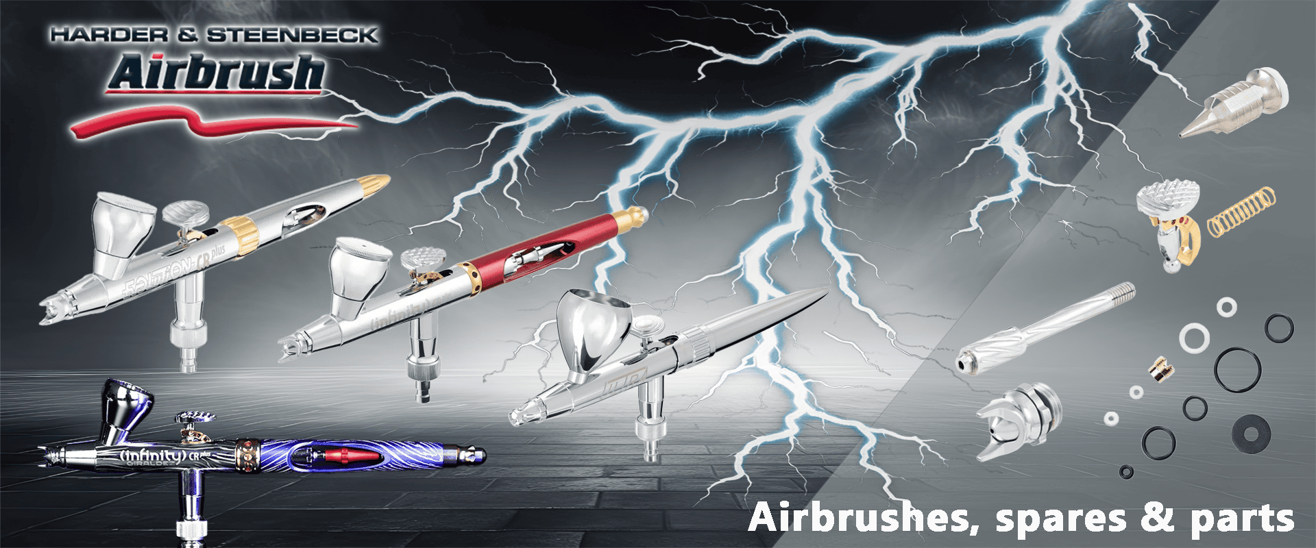 harder and steenbeck airbrushes banner