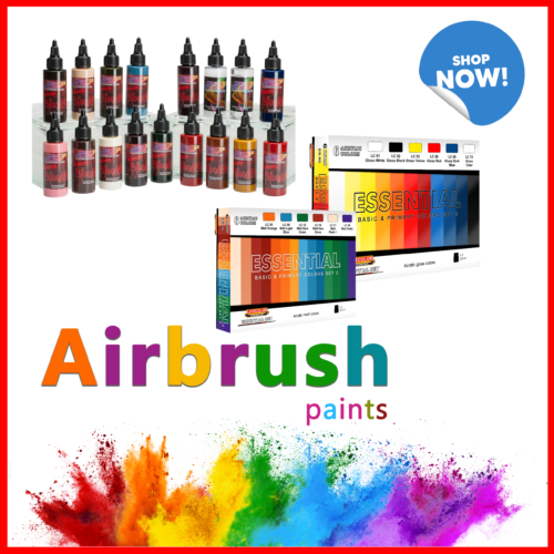 Airbrush paints Airbrush paint menu link