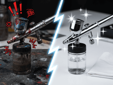 Airbrush cleaning blog