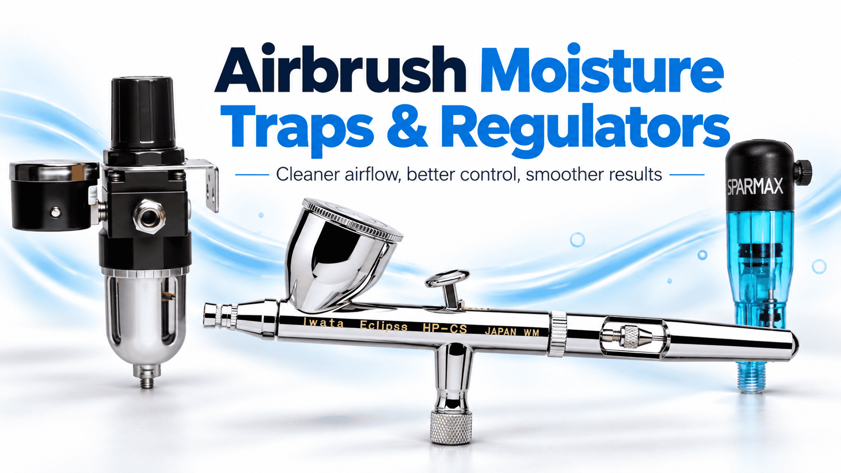 Airbrush Moisture Traps & Regulators