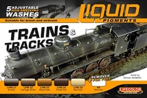 LifeColor Liquid Pigment Trains & Tracks